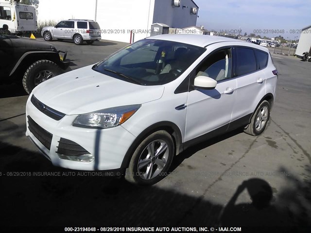 1FMCU0G73GUA30046 - 2016 FORD ESCAPE SE WHITE photo 2