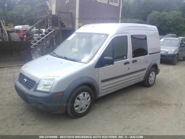 NM0LS6AN6AT032226 - 2010 FORD TRANSIT CONNECT XL SILVER photo 2