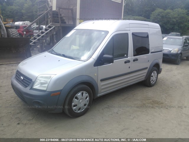 NM0LS6AN6AT032226 - 2010 FORD TRANSIT CONNECT XL SILVER photo 6