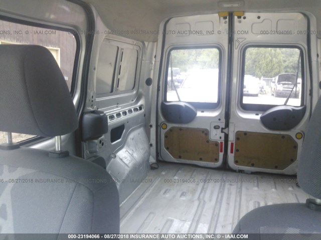 NM0LS6AN6AT032226 - 2010 FORD TRANSIT CONNECT XL SILVER photo 8