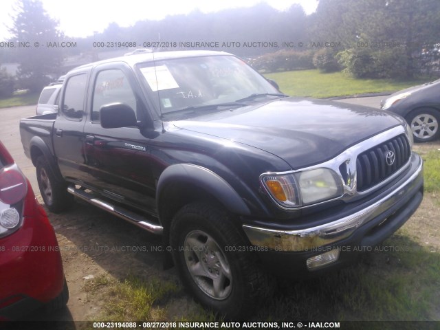 5TEHN72N34Z313670 - 2004 TOYOTA TACOMA DOUBLE CAB შავი ფოტო 1