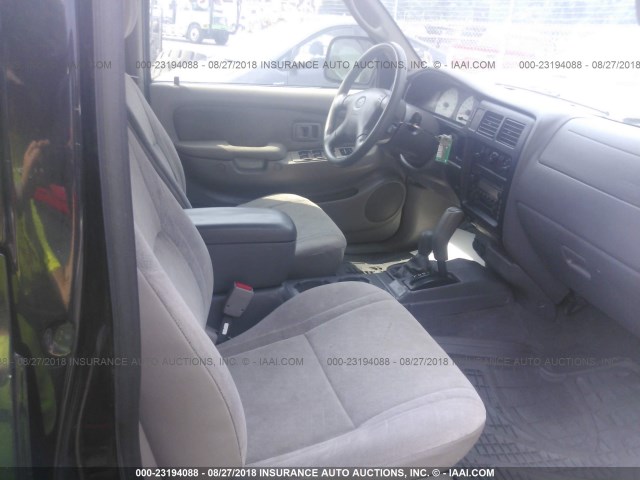 5TEHN72N34Z313670 - 2004 TOYOTA TACOMA DOUBLE CAB შავი ფოტო 5