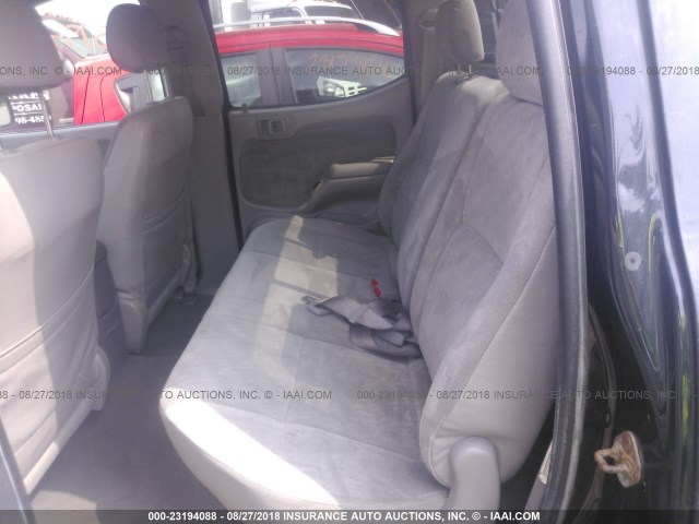 5TEHN72N34Z313670 - 2004 TOYOTA TACOMA DOUBLE CAB შავი ფოტო 8
