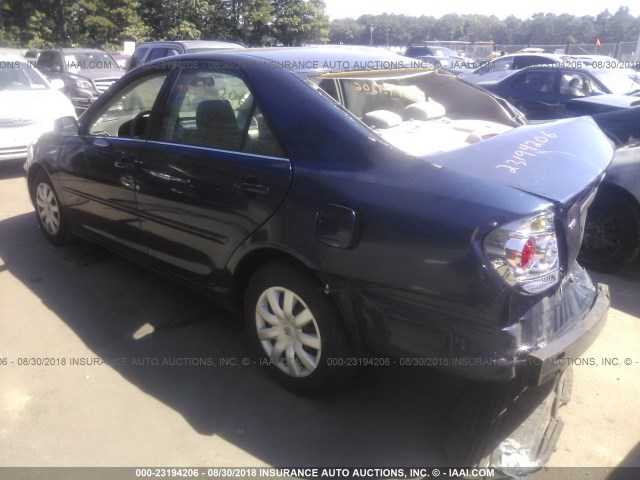 4T1BE32KX6U110741 - 2006 TOYOTA CAMRY LE/XLE/SE 蓝色 照片 3