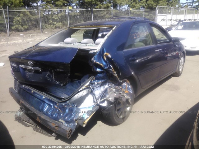 4T1BE32KX6U110741 - 2006 TOYOTA CAMRY LE/XLE/SE 蓝色 照片 4