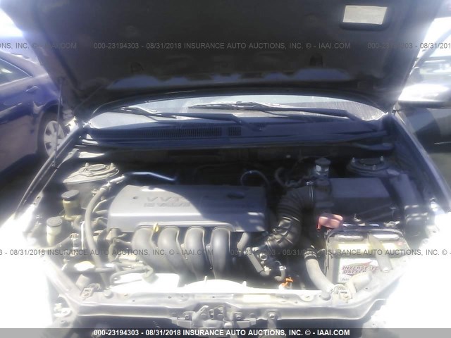 2T1KR32E77C682593 - 2007 TOYOTA COROLLA MATRIX XR BLACK photo 10