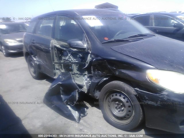 2T1KR32E77C682593 - 2007 TOYOTA COROLLA MATRIX XR BLACK photo 6