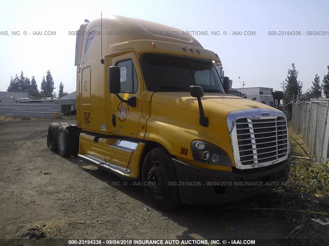 1FUJGLDR9CSBD6864 - 2012 FREIGHTLINER CASCADIA 125  YELLOW photo 1