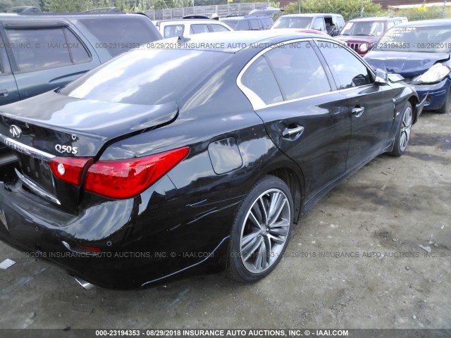 JN1EV7AR0GM346469 - 2016 INFINITI Q50 PREMIUM/SPORT BLACK photo 4