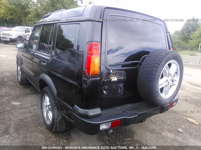 SALTY19414A842498 - 2004 LAND ROVER DISCOVERY II SE BLACK photo 3