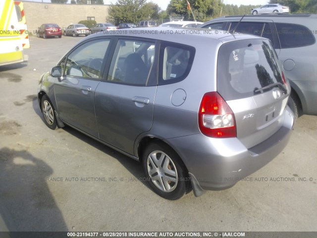 JHMGD38478S044796 - 2008 HONDA FIT ნაცრისფერი ფოტო 3