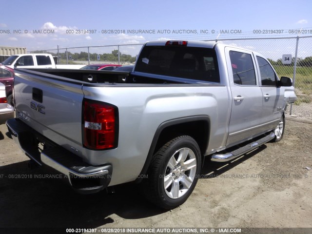 3GTP1UEC4EG249622 - 2014 GMC SIERRA C1500 SLE SILVER photo 4