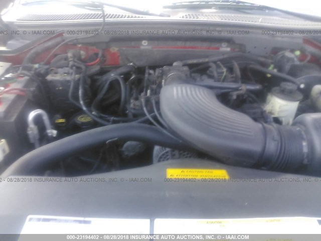 5LMPU28L5XLJ07883 - 1999 LINCOLN NAVIGATOR ბურგუნდია ფოტო 10