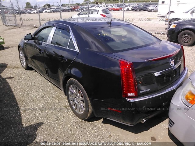 1G6DT57V180136563 - 2008 CADILLAC CTS HI FEATURE V6 BLACK photo 3