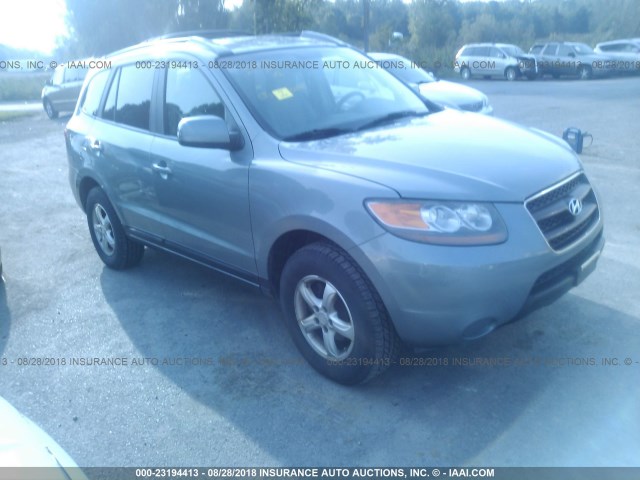 5NMSG73D17H125305 - 2007 HYUNDAI SANTA FE GLS GRAY photo 1