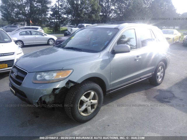 5NMSG73D17H125305 - 2007 HYUNDAI SANTA FE GLS GRAY photo 2