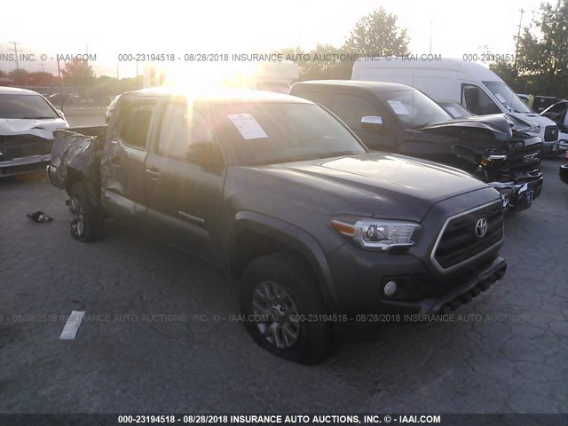 5TFAZ5CNXHX027868 - 2017 TOYOTA TACOMA DBL CAB/SR5/TRD SPORT/OR GRAY photo 1