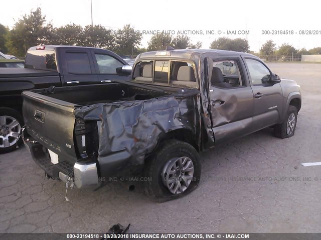 5TFAZ5CNXHX027868 - 2017 TOYOTA TACOMA DBL CAB/SR5/TRD SPORT/OR 灰色 照片 4