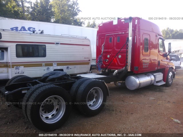 1FUJGLDRX9LAL2844 - 2009 FREIGHTLINER CASCADIA 125  RED photo 4