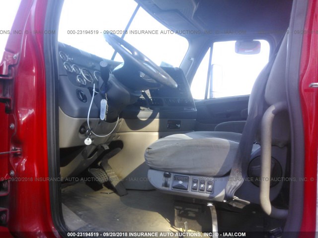 1FUJGLDRX9LAL2844 - 2009 FREIGHTLINER CASCADIA 125  RED photo 5