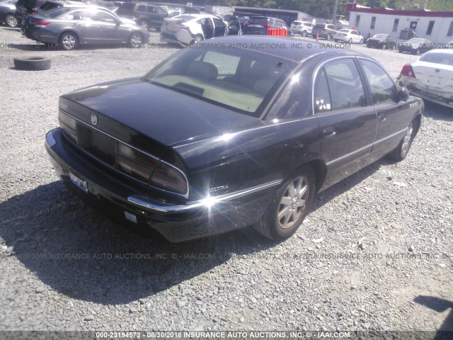 1G4CU541544155039 - 2004 BUICK PARK AVENUE ULTRA BLACK photo 4