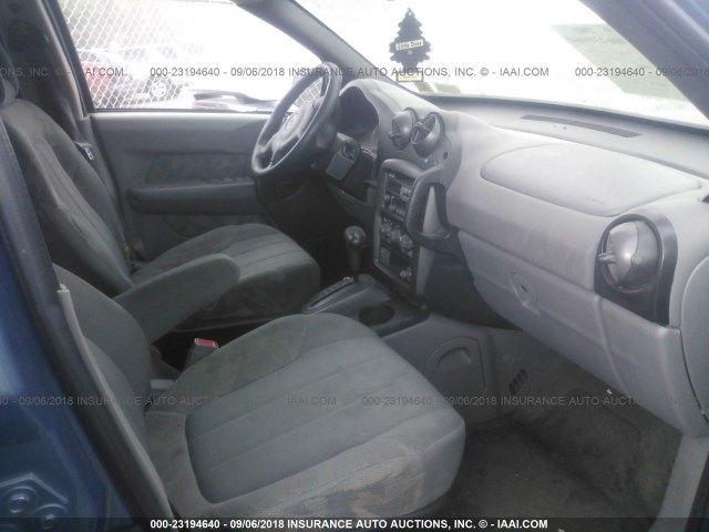 3G7DA03E41S508020 - 2001 PONTIAC AZTEK BLUE photo 5