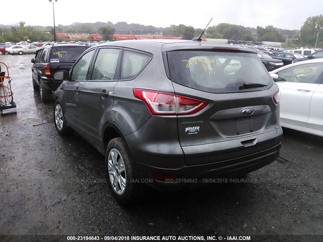 1FMCU0F76EUB80148 - 2014 FORD ESCAPE S GRAY photo 3