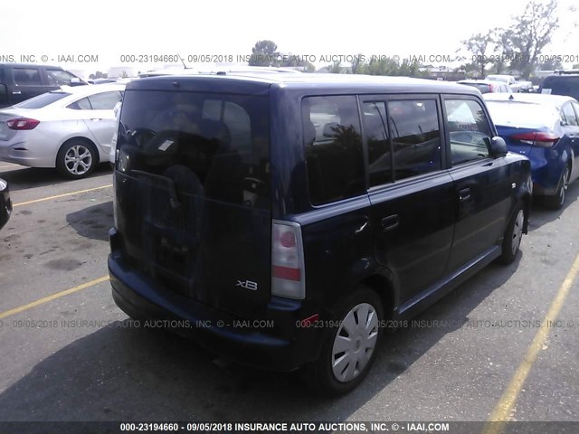 JTLKT324164106769 - 2006 TOYOTA SCION XB Azul foto 4