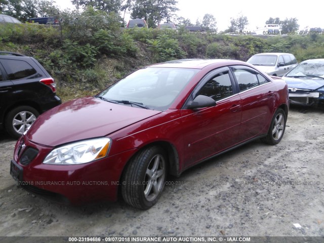 1G2ZG578964287775 - 2006 PONTIAC G6 SE1 RED photo 2