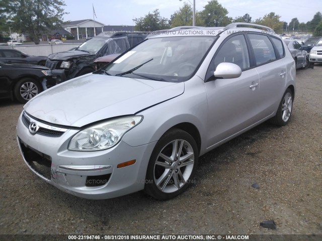 KMHDC8AE4BU108131 - 2011 HYUNDAI ELANTRA TOURING GLS/SE SILVER photo 2