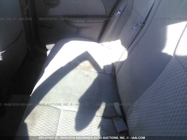 1G8AJ55FX7Z109044 - 2007 SATURN ION LEVEL 2 BLACK photo 8