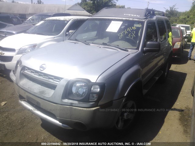 5N1ED28T14C667387 - 2004 NISSAN XTERRA XE/SE SILVER photo 2