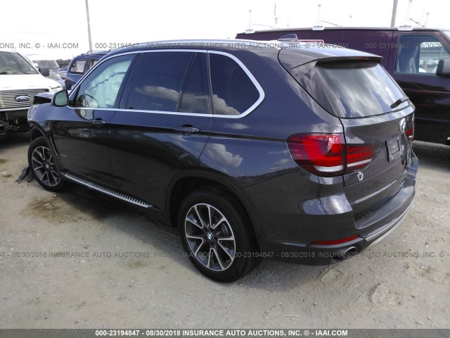 5UXKR0C53H0V65486 - 2017 BMW X5 XDRIVE35I BLACK photo 3
