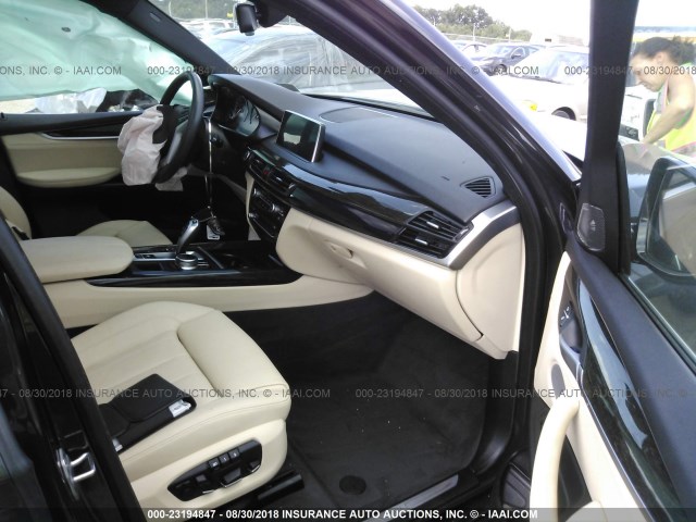 5UXKR0C53H0V65486 - 2017 BMW X5 XDRIVE35I BLACK photo 5