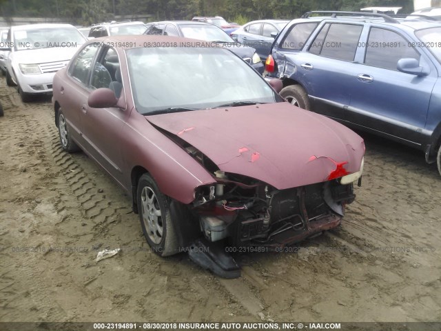 KMHJF35F9YU961777 - 2000 HYUNDAI ELANTRA GLS RED photo 6