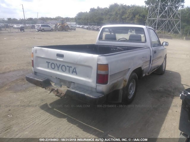 JT4RN81P5K0001795 - 1989 TOYOTA PICKUP 1/2 TON SHORT WHEELBASE DLX GRAY photo 4