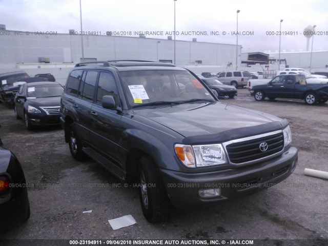 JTEHT05J622029355 - 2002 TOYOTA LAND CRUISER  GRAY photo 1