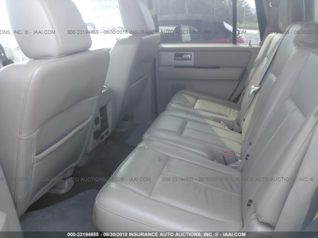 1FMJU2A52BEF12066 - 2011 FORD EXPEDITION LIMITED SILVER photo 8