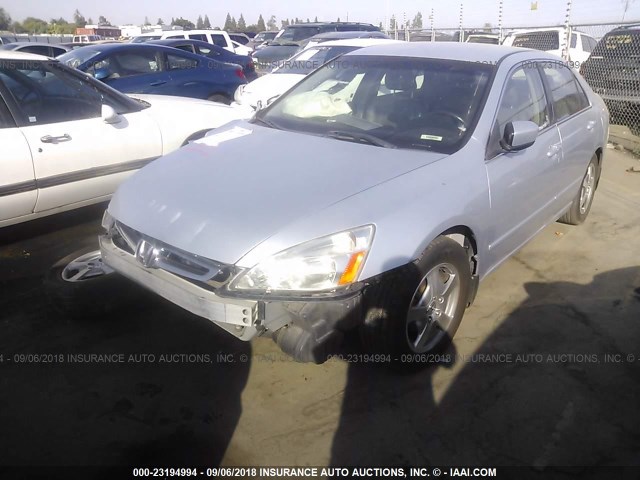 JHMCN36545C007590 - 2005 HONDA ACCORD HYBRID SILVER photo 2