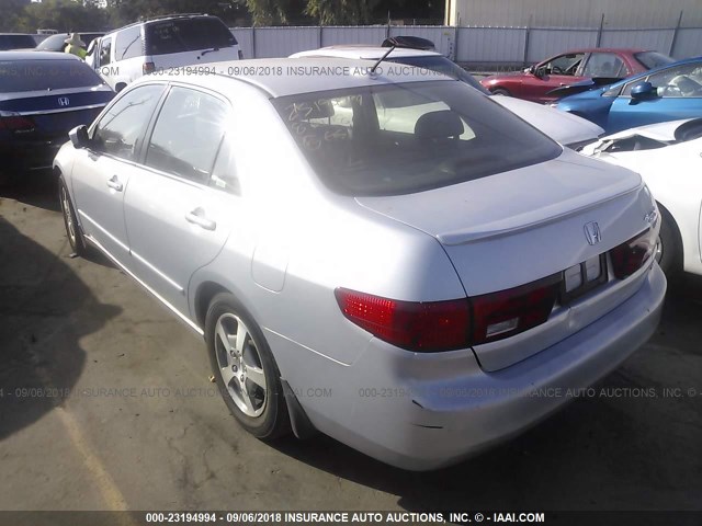 JHMCN36545C007590 - 2005 HONDA ACCORD HYBRID SILVER photo 3