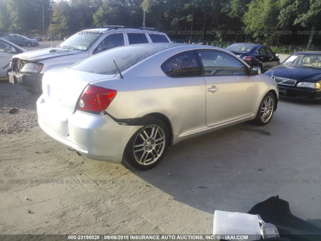 JTKDE177150026232 - 2005 TOYOTA SCION TC 银色 照片 4
