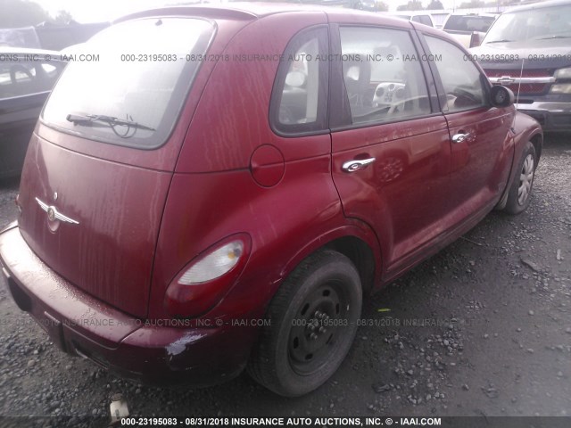 3A4FY58B36T268990 - 2006 CHRYSLER PT CRUISER TOURING RED photo 4