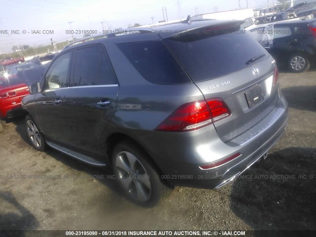 4JGDA5HB1JB064132 - 2018 MERCEDES-BENZ GLE 350 4MATIC SILVER photo 3