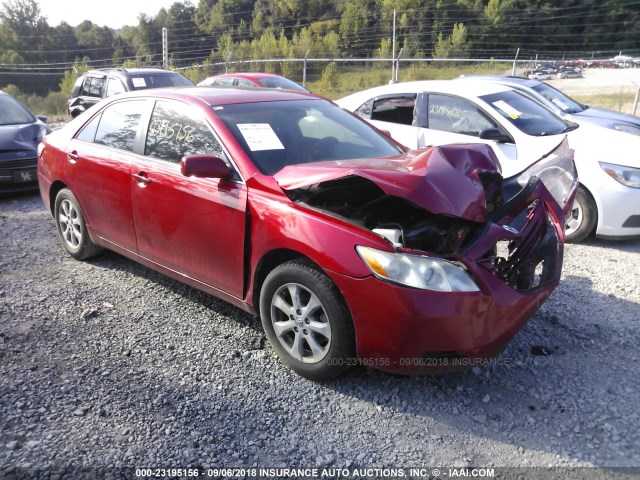 4T1BE46K09U277260 - 2009 TOYOTA CAMRY SE/LE/XLE RED photo 1