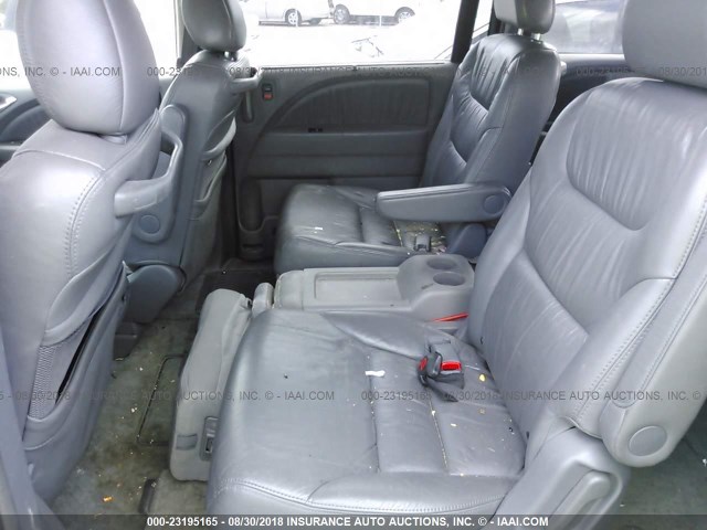 5FNRL38766B064765 - 2006 HONDA ODYSSEY EXL SILVER photo 8