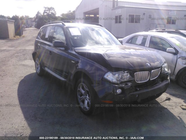 WBXPC93409WJ29409 - 2009 BMW X3 XDRIVE30I BLACK photo 1