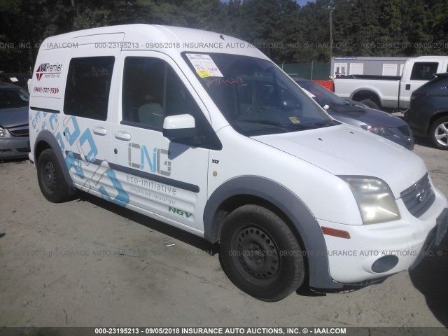 NM0KS9BN9CT076090 - 2012 FORD TRANSIT CONNECT XLT WHITE photo 1