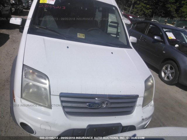 NM0KS9BN9CT076090 - 2012 FORD TRANSIT CONNECT XLT WHITE photo 6