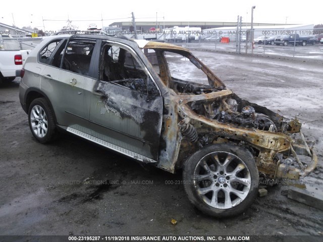 5UXZV4C59CL748013 - 2012 BMW X5 XDRIVE35I BEIGE photo 1