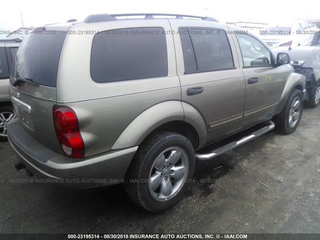 1D8HB58D25F615592 - 2005 DODGE DURANGO LIMITED GOLD photo 4